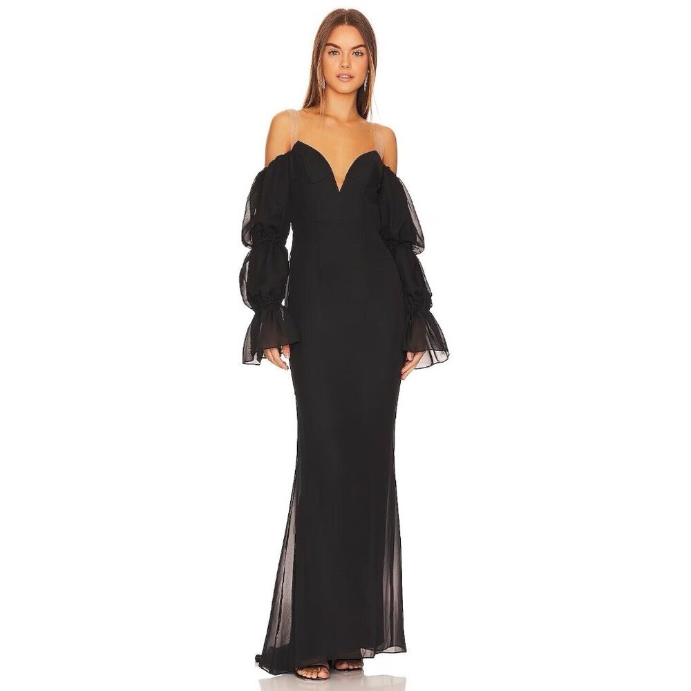 Katie May Estella Gown Black Party Elegant - Picture 1 of 9